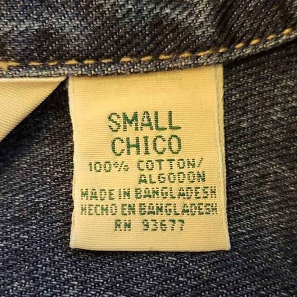 St. John's Bay Blue Denim 100% Cotton Jeans Jacket - Picture 6 of 7